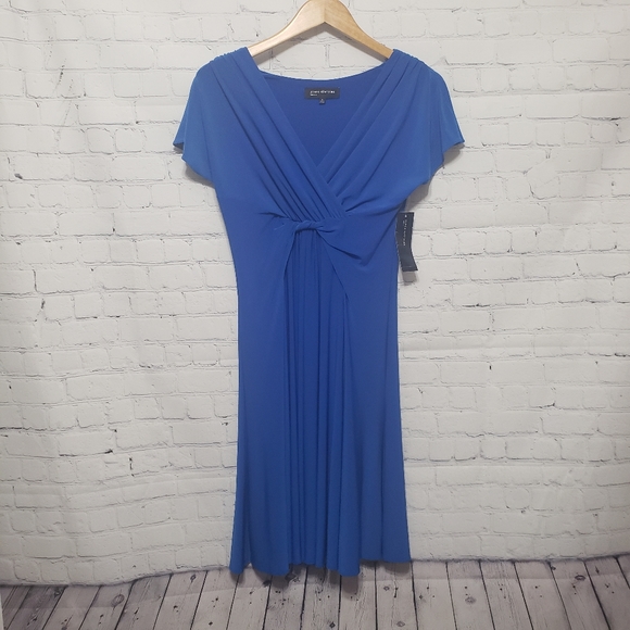 Jones New York NWT Sz 6 Cerulean Blue Dress - Picture 12 of 15